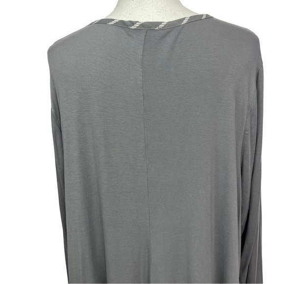 LANE BRYANT Women’s Pullover Top Size 3X (24) Multi Color V-neck Long Sleeve - Picture 5 of 11